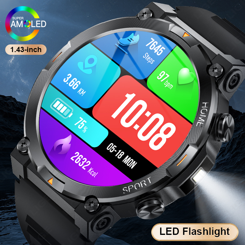 Smartwatch Latest Watches For Men - LIGE 2026 Herren Smartwatch 1,43 Zoll