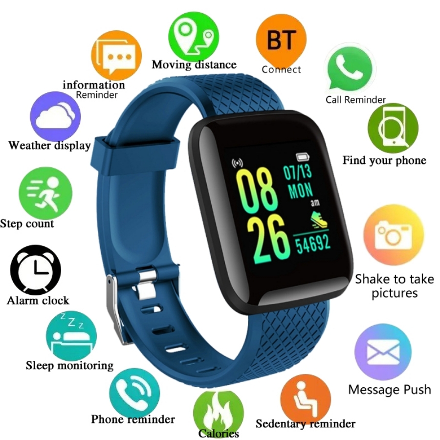 Watch Smartwatch Android - Sport Smartwatch Fitness Armband Musik Steuerung