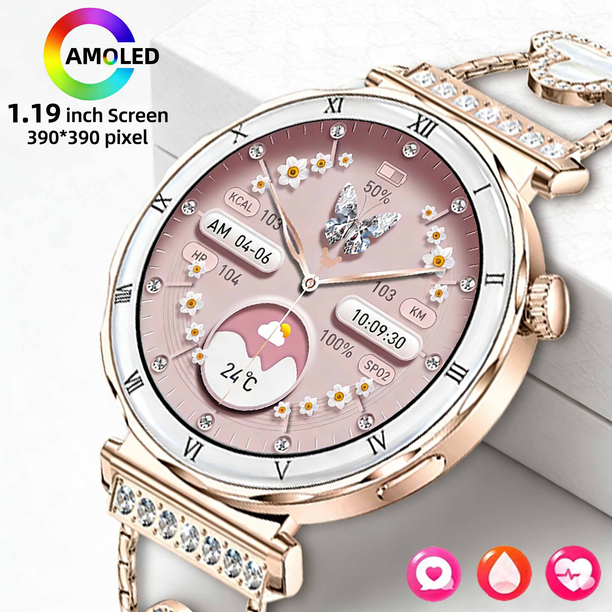 Smartwatch Latest Watches For Men - LIGE Damen Smartwatch 1,19 Zoll AMOLED