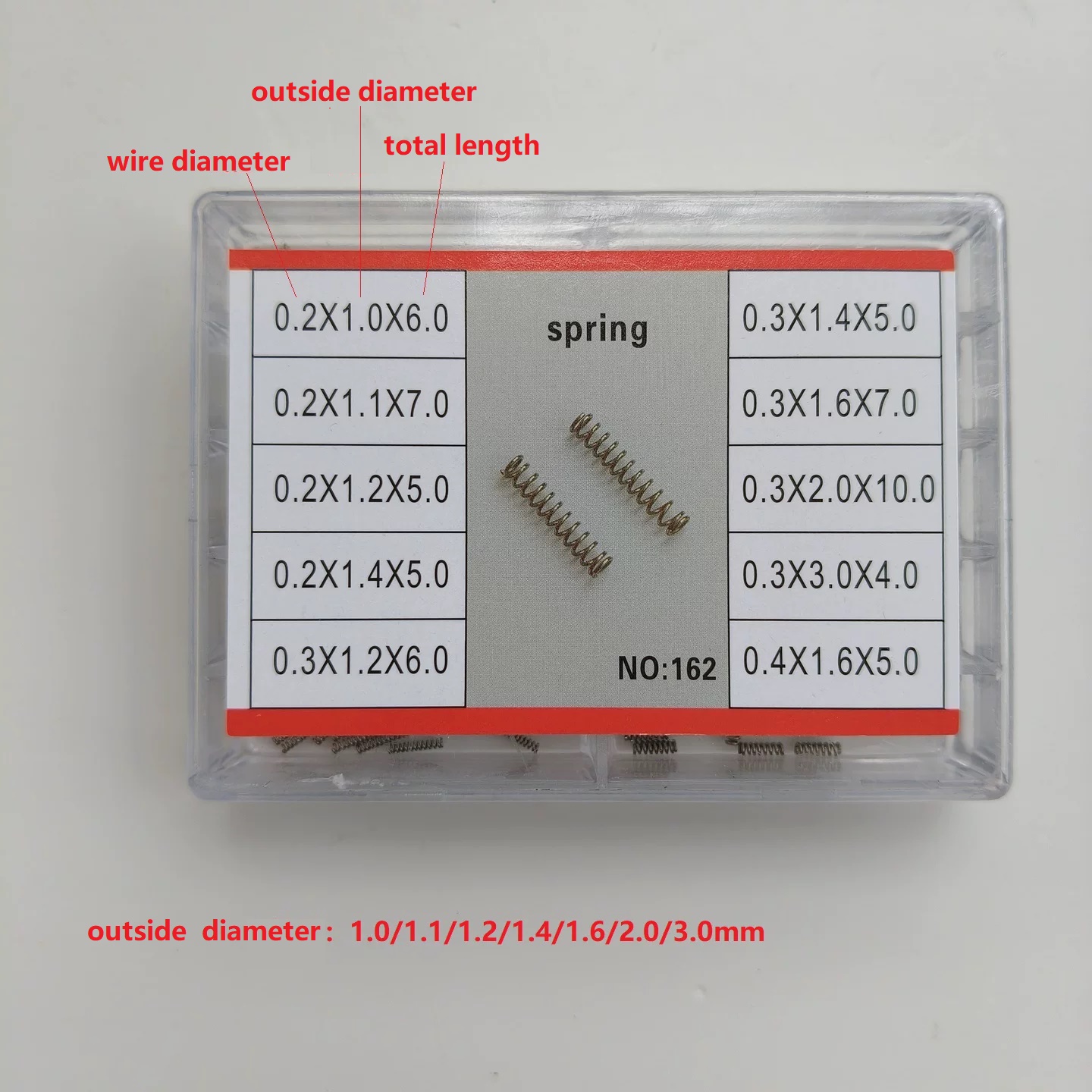 Watch Crown Pusher - 0,2mm 0,3mm 0,4mm Drahtdurchmesser Sortiment an