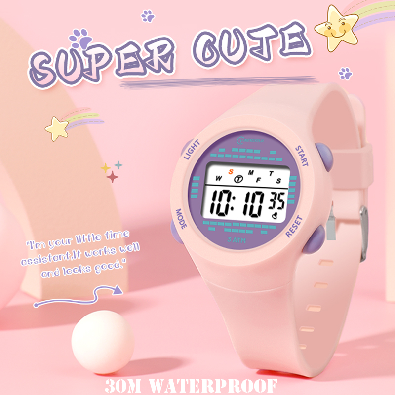 Smartwatch Watches For Kid Boy Waterproof - Kinder elektronische Uhr Mädchen rosa süße