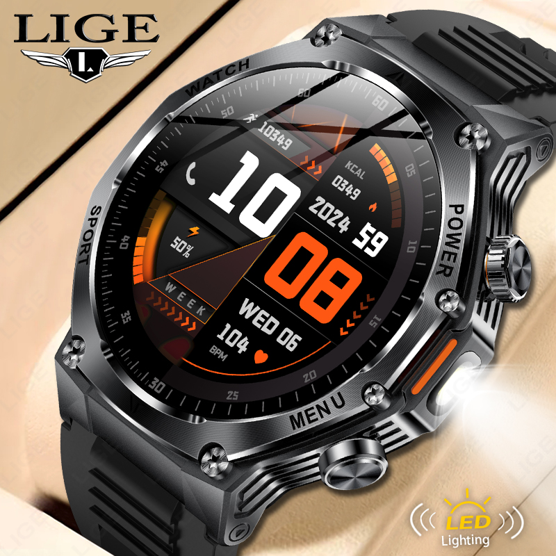 Smartwatch Latest Watches For Men - LIGE Neue Männer 800 mAh Ultra