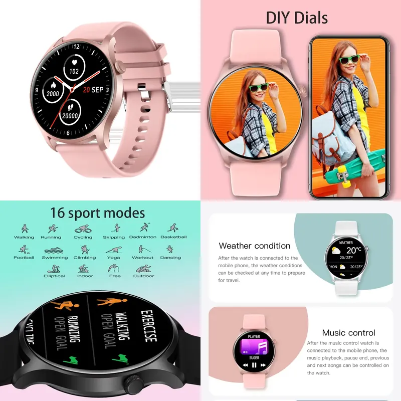 Watch Smartwatch Android - SENBONO MAX8 Smartwatch für Herren und