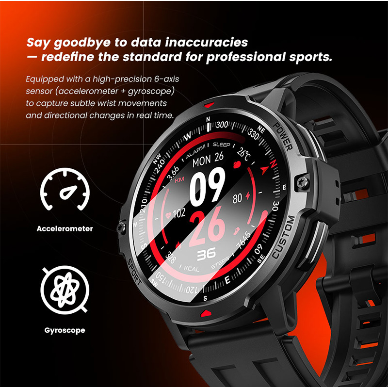 NEUE 6-Achsen-Gyroskop-Militär – Smartwatch Timex Watches For Women Bewertung und Preis