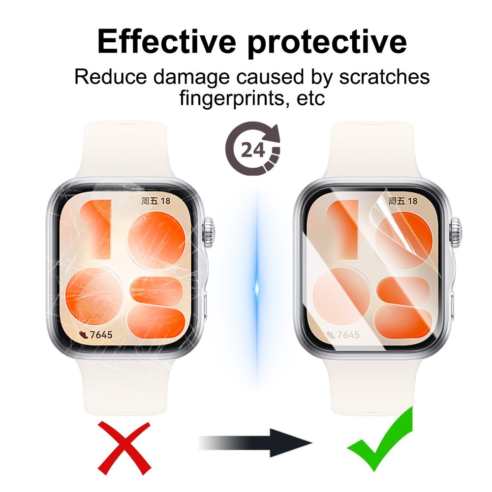 Weiche, flexible Hydrogel-Schu – Huawei Smartwatch Watch Fit Bewertung und Preis