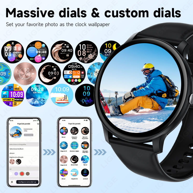 LIGE Bluetooth Anruf Frauen Sm – Smartwatch Latest Watches For Men Bewertung und Preis