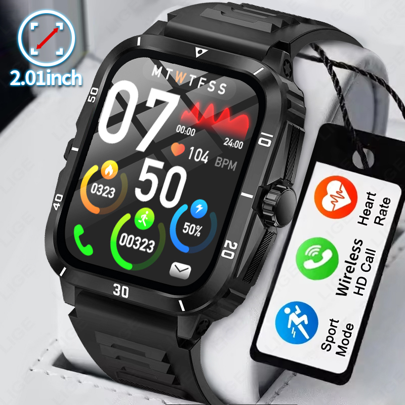 2,01 bildschirm Smart Uhr Blue – Smartwatch Latest Watches For Men Bewertung und Preis
