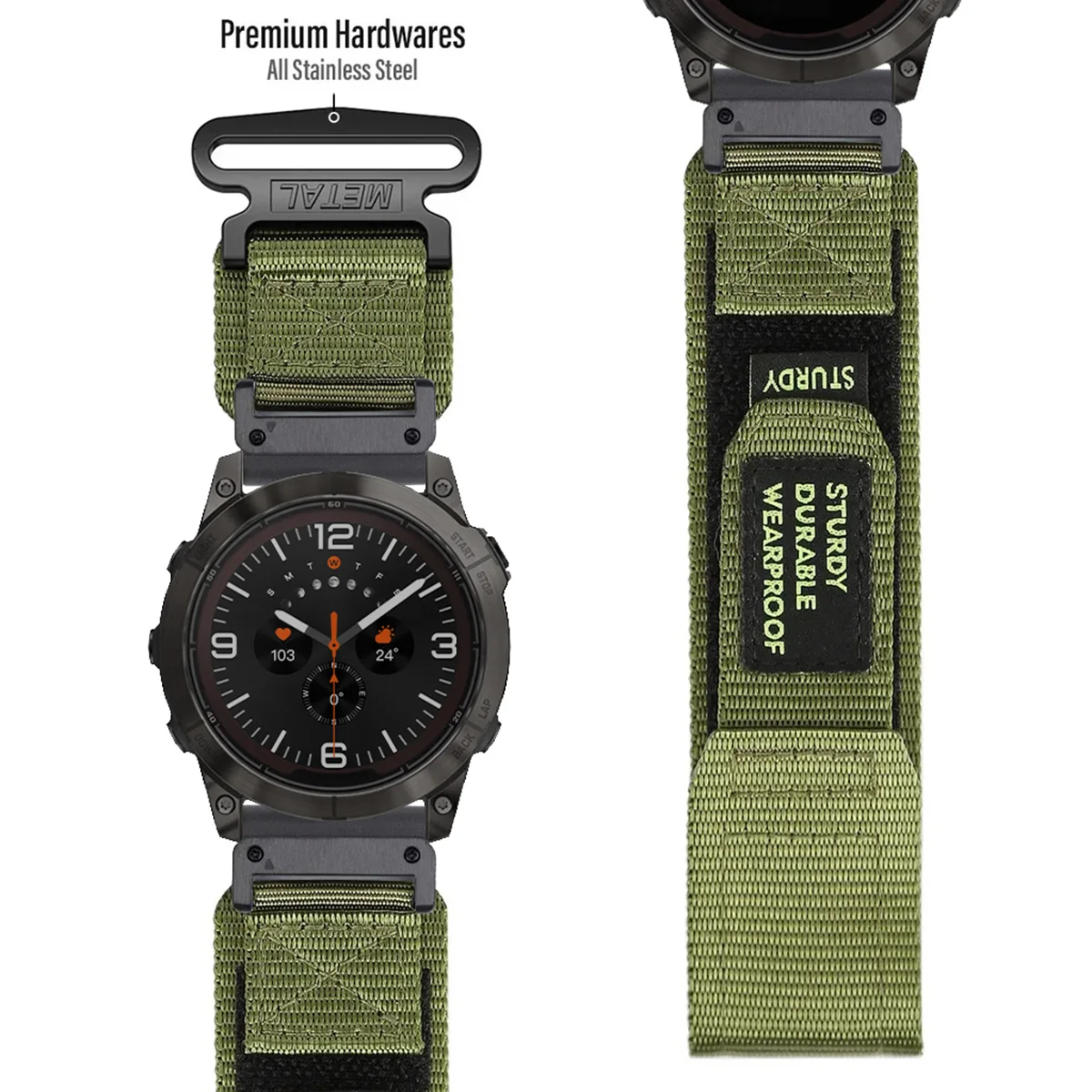 22 mm 26 mm Nylonarmband für G – Watch Smartwatch Android Bewertung und Preis