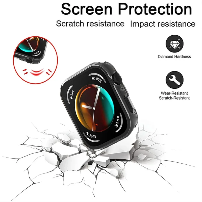 PC-Gehäuse + gehärtetes Glas f – Huawei Smartwatch Watch Fit Bewertung und Preis
