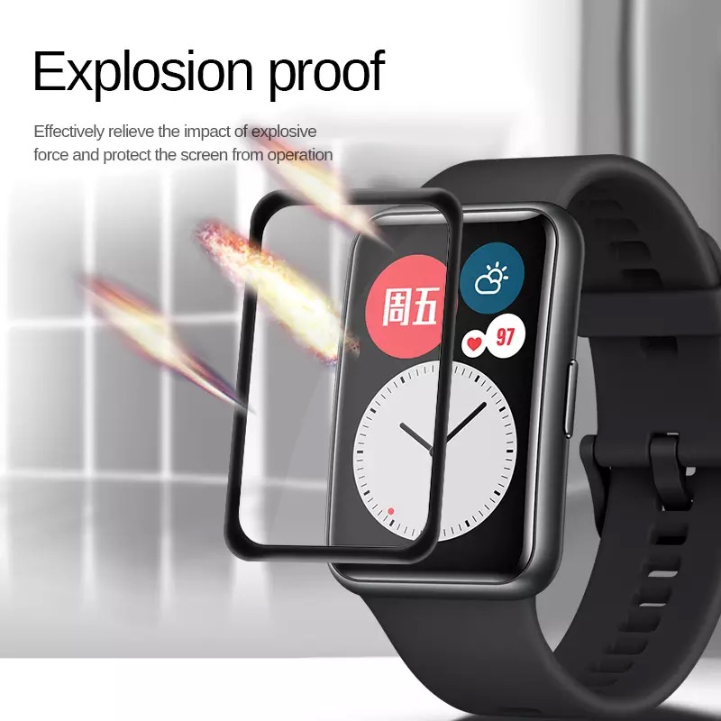 Schutzfolie aus weichem Glas f – Huawei Smartwatch Watch Fit Bewertung und Preis