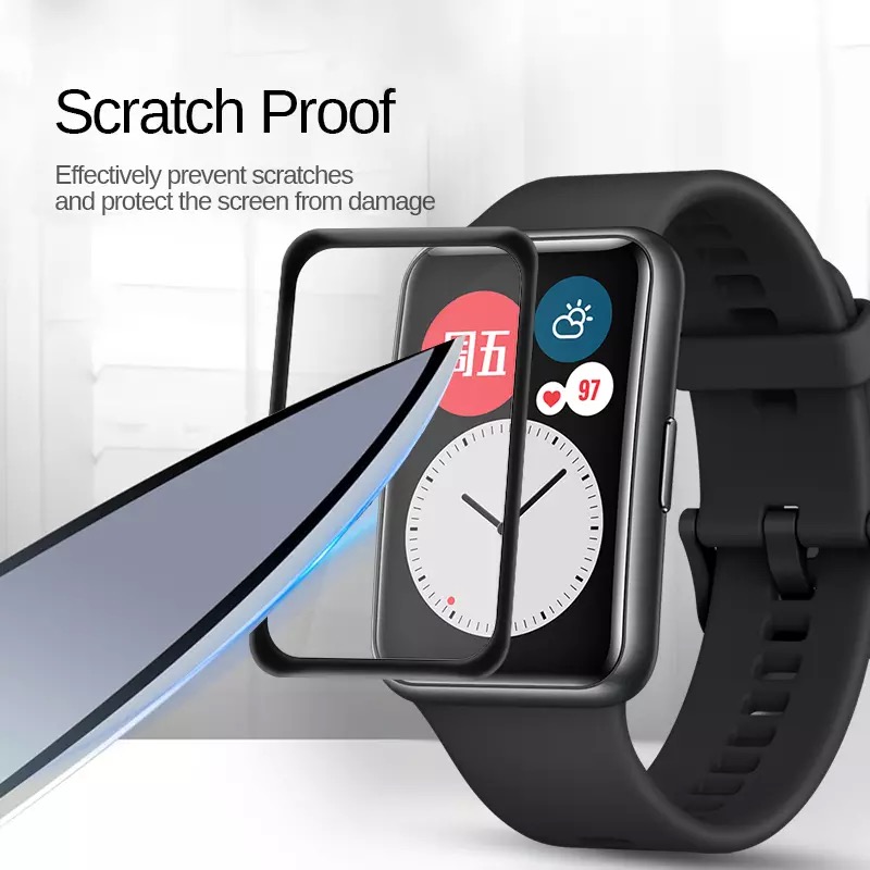 Schutzfolie aus weichem Glas f – Huawei Smartwatch Watch Fit Bewertung und Preis