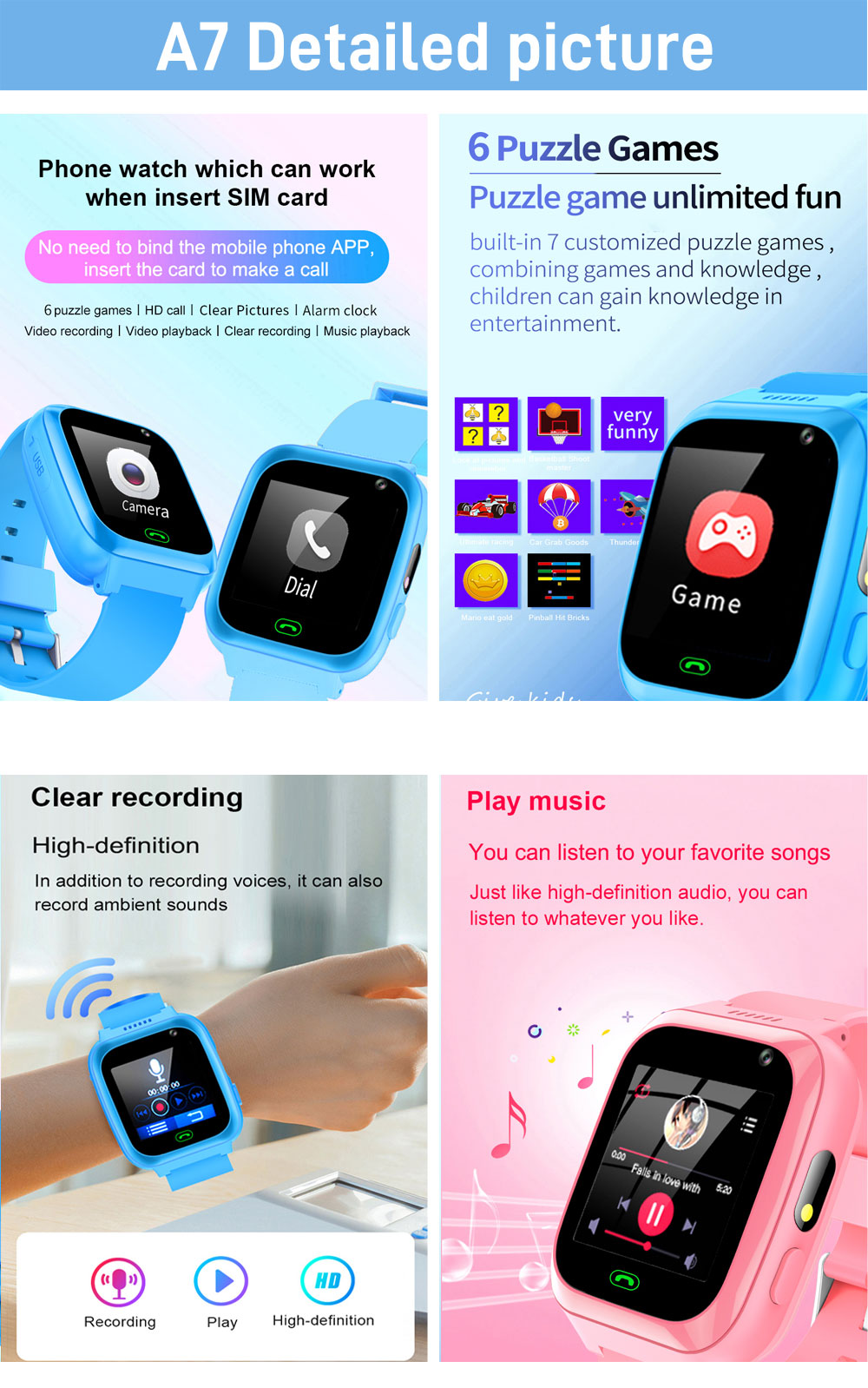 2G 4G Kinder Smart Watch Telef – Smartwatch Watches For Kid Boy Waterproof Bewertung und Preis