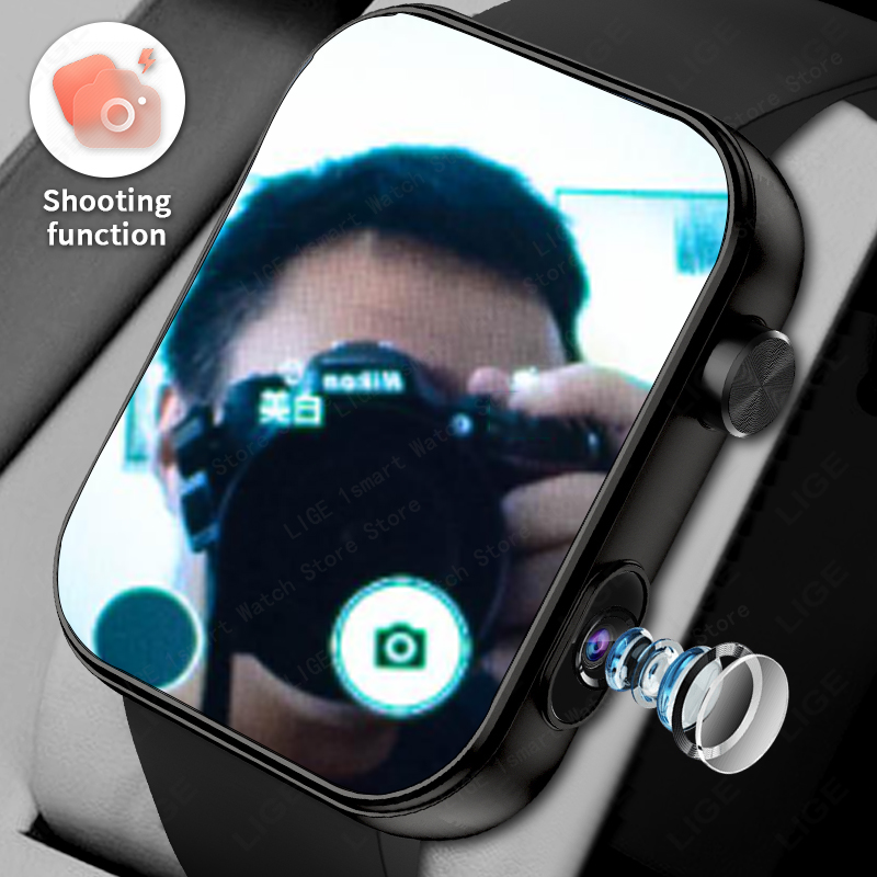 LIGE mit Kamera kann Fotos und – Smartwatch Latest Watches For Men Bewertung und Preis