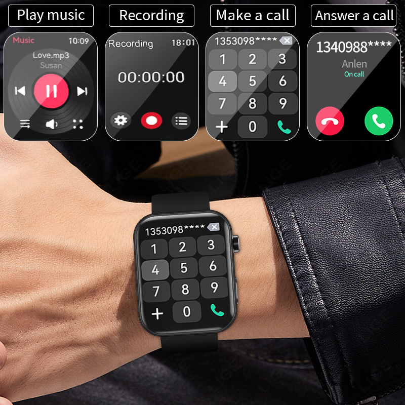 LIGE mit Kamera kann Fotos und – Smartwatch Latest Watches For Men Bewertung und Preis