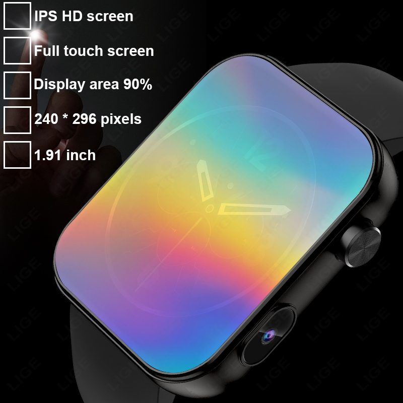 LIGE mit Kamera kann Fotos und – Smartwatch Latest Watches For Men Bewertung und Preis