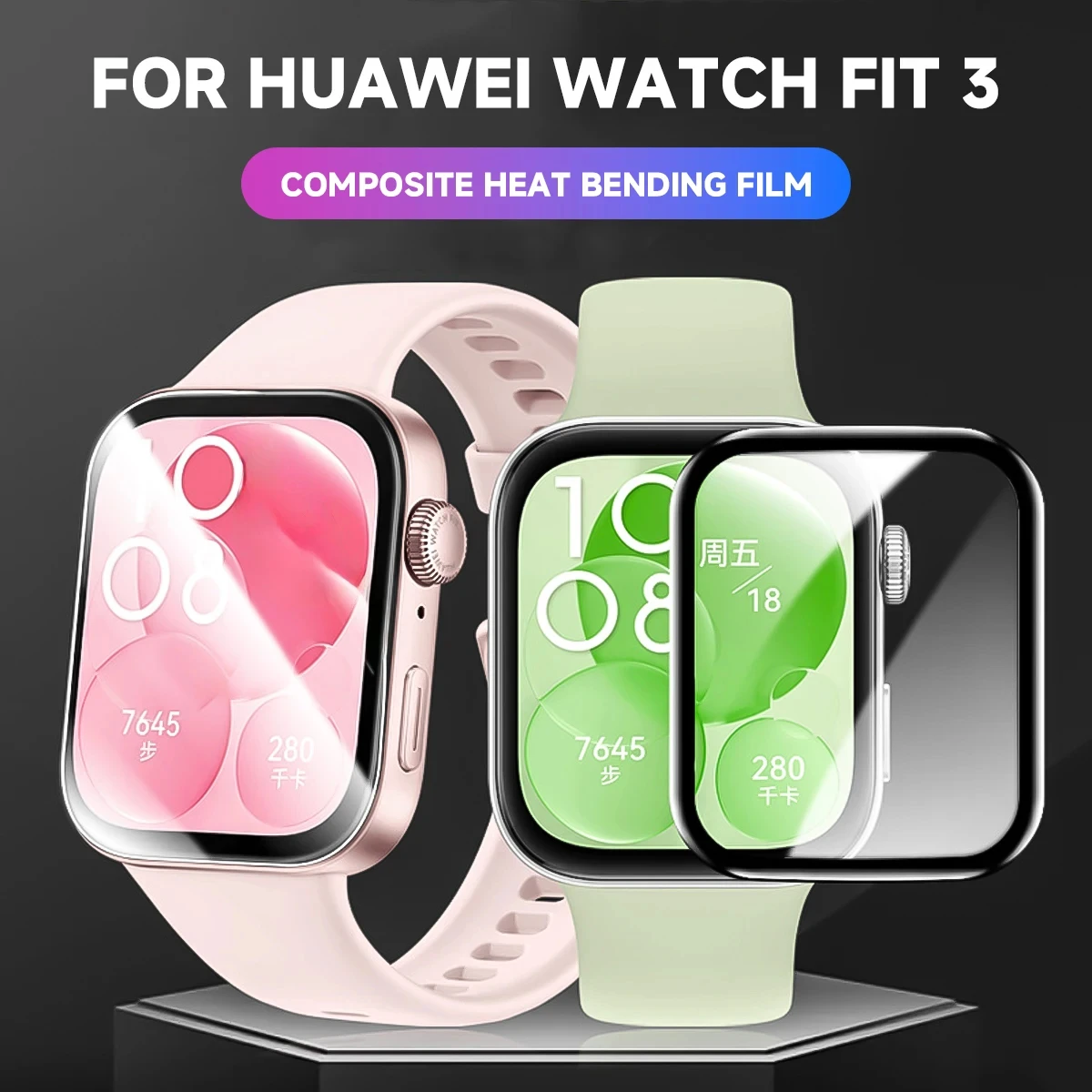 3D-Displayschutzfolie für Huaw – Huawei Smartwatch Watch Fit Bewertung und Preis