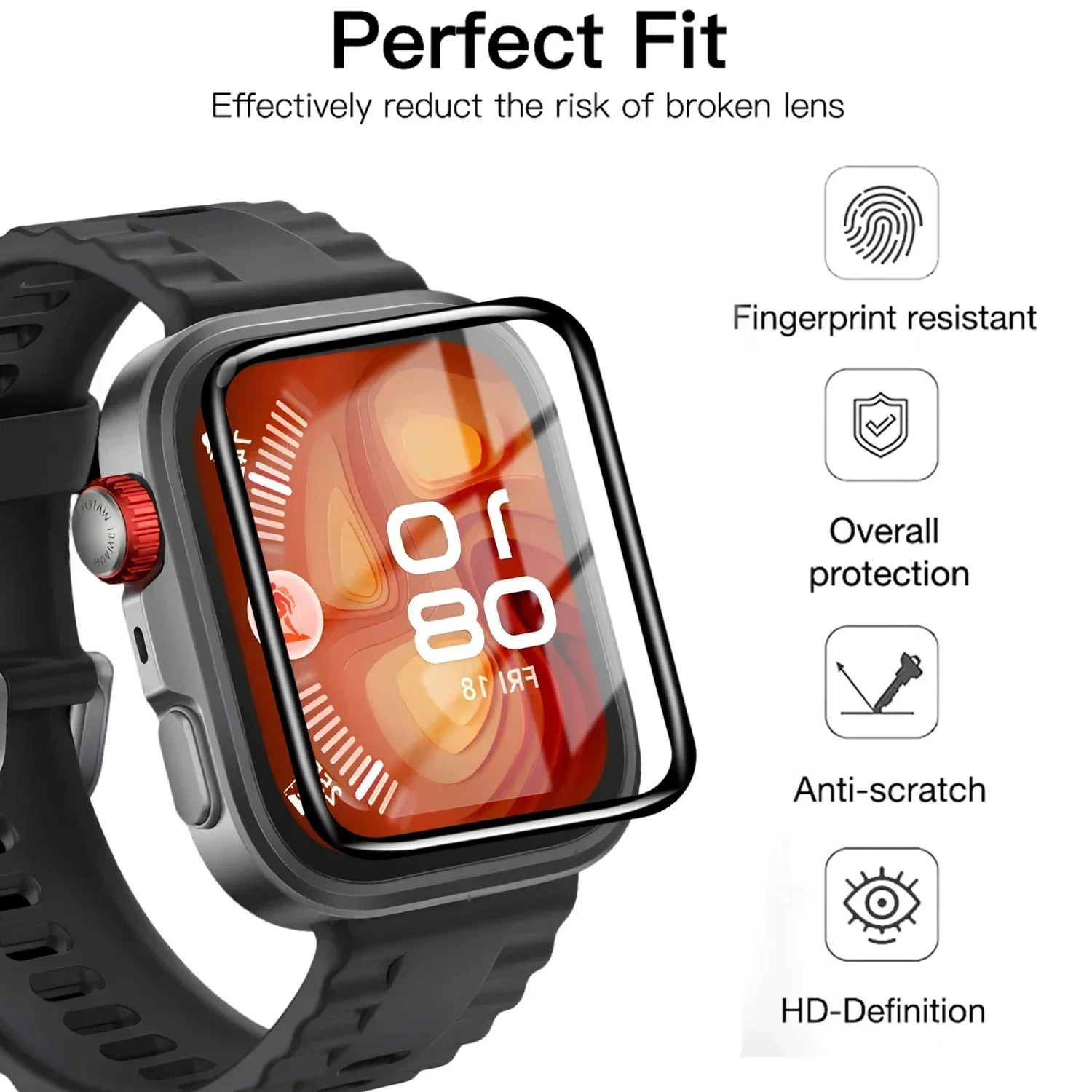 5 Stück gehärtete Folie für Hu – Huawei Smartwatch Watch Fit Bewertung und Preis